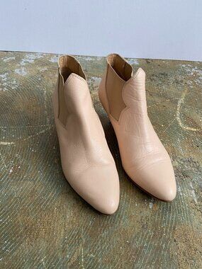 Acne Studios Pale Peachy Pink Ankle Boots - Women's Size 7